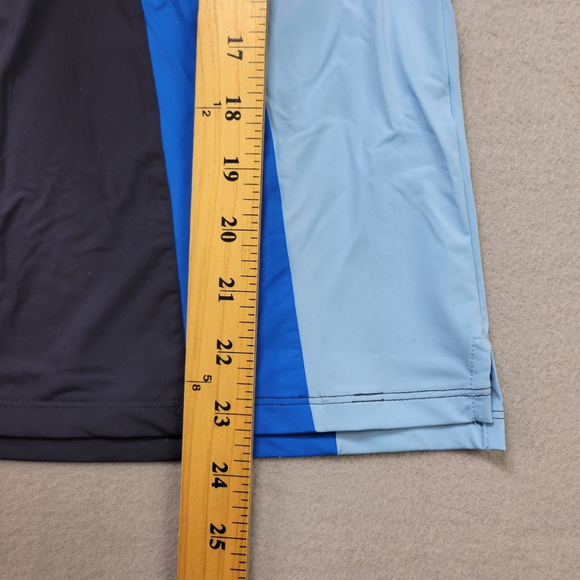 G/FORE Women's Color Block Silky Tech Nylon Sleeveless 1/4 Zip Golf Polo Small - Picture 8 of 12